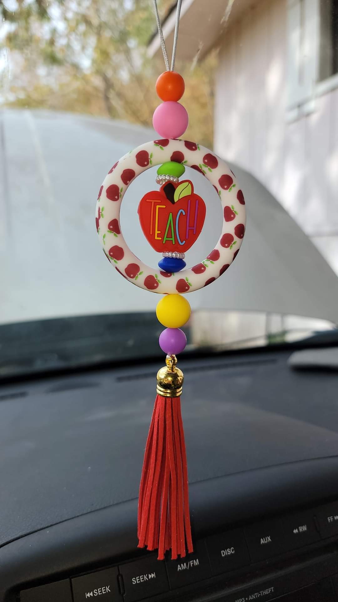 Pre-made beaded car charm live tiktok sale