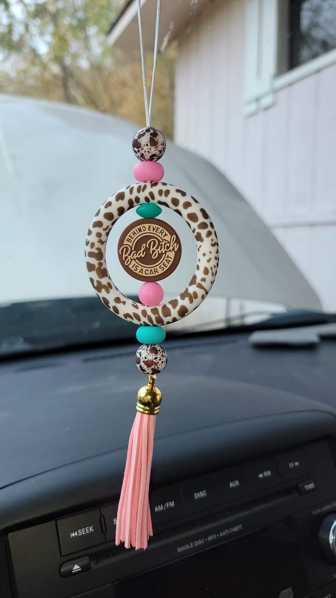 Pre-made beaded car charm live tiktok sale