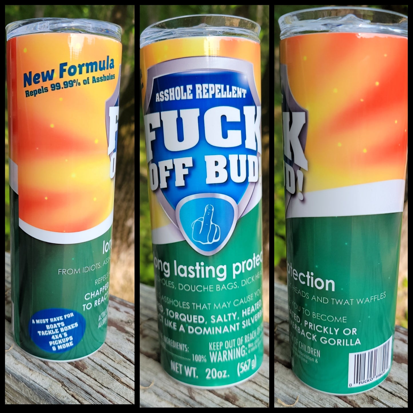 20 oz Sublimation F Off Bud tumbler