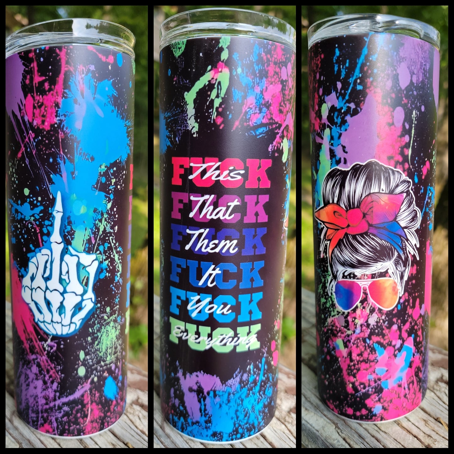 20 oz Sublimation F This Tumbler