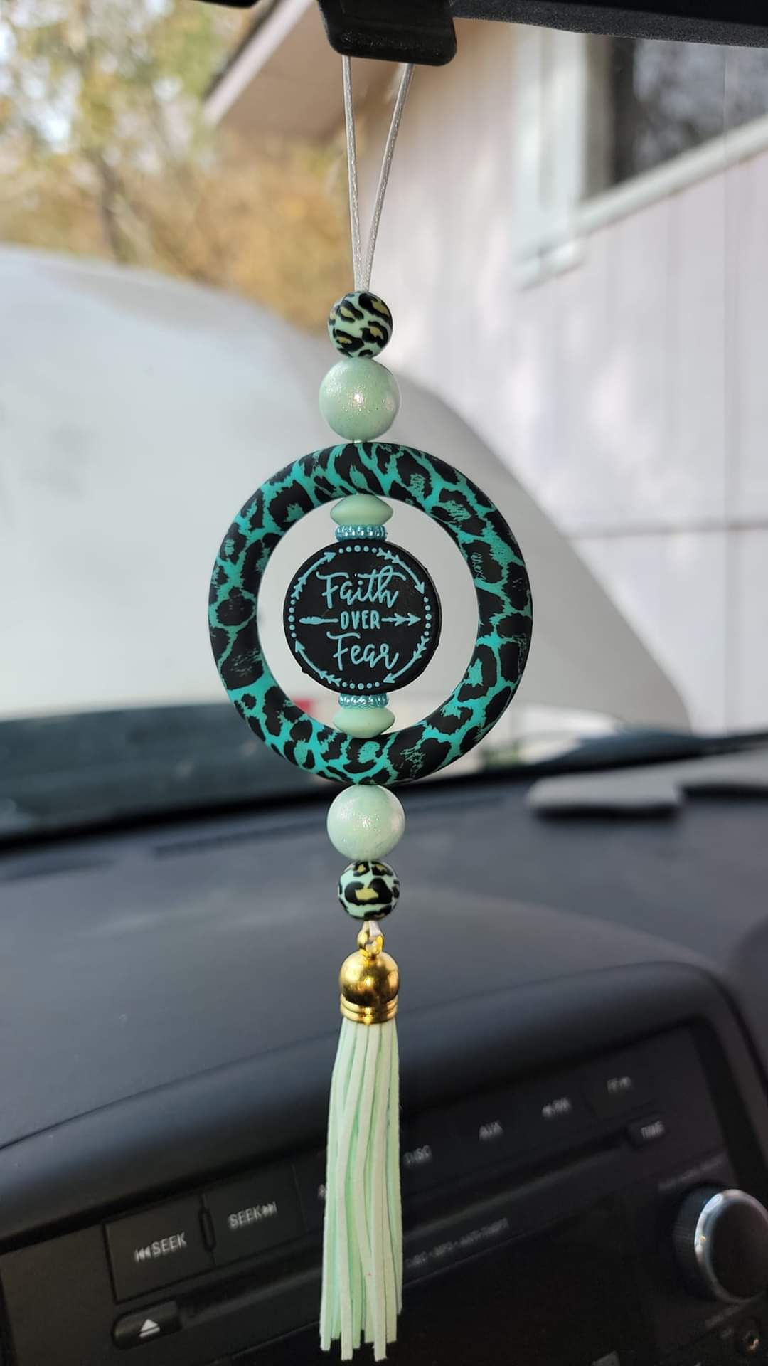 Pre-made beaded car charm live tiktok sale