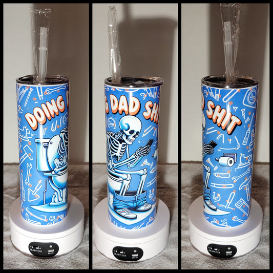 Doing dad sh!t 20 oz sublimation tumbler