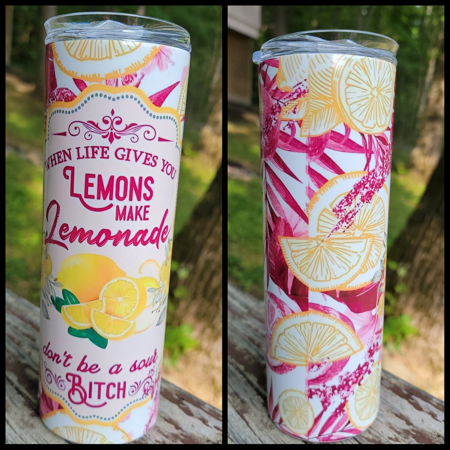 20 oz Sublimation Lemonade/Sour B tumbler