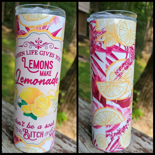 20 oz Sublimation Lemonade/Sour B tumbler